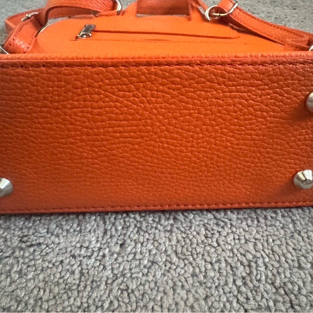 Leather Backpack/Purse Borse In Pelle Made in Italy - Picture 5 of 6